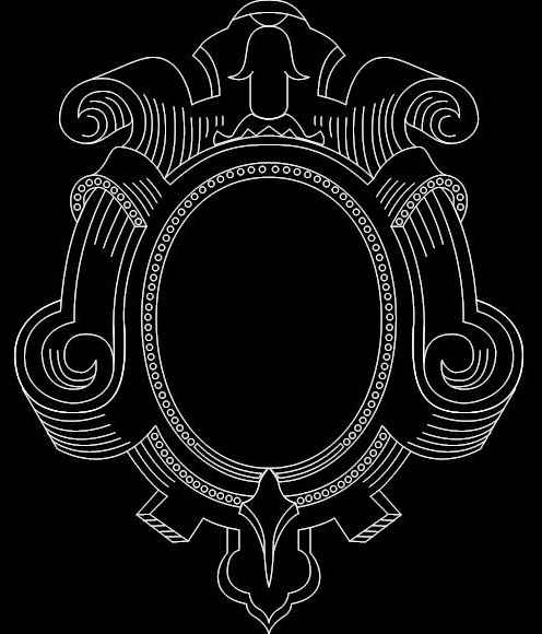 Mirror Frame 0558 Free DXF File Free Vectors