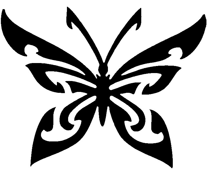 Butterfly Free DXF File Free Vectors