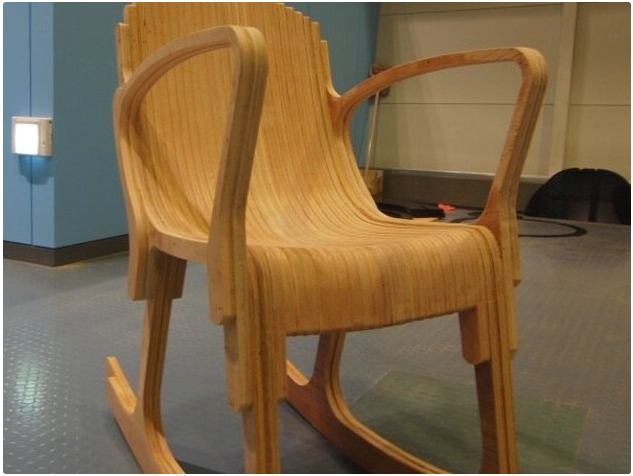 Layer Rocker Chair Free DXF File Free Vectors