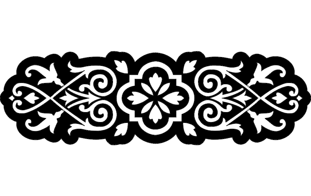 Floral Grille Design Free DXF File Free Vectors