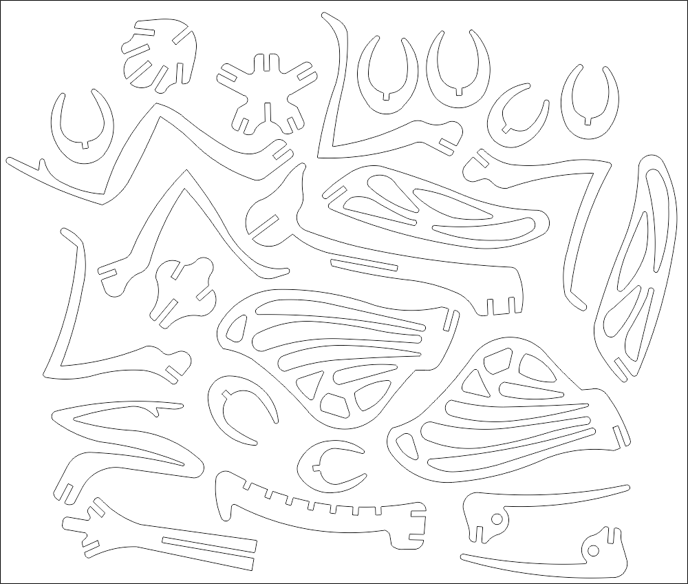 Gottesanbeterin Puzzle 3Mm Free DXF File Free Vectors