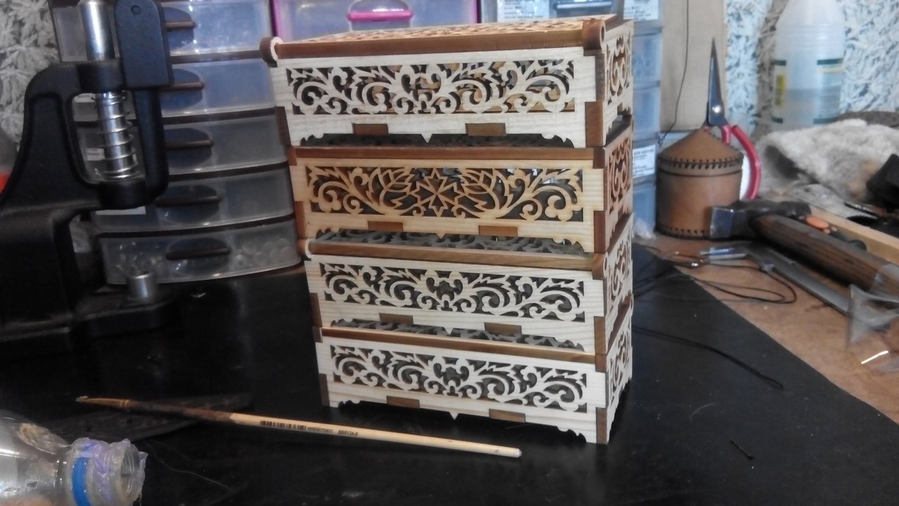 Decorative Box Free DXF File Free Vectors