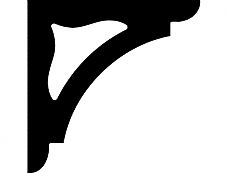 Corner Design Kron 0009 Free DXF File Free Vectors