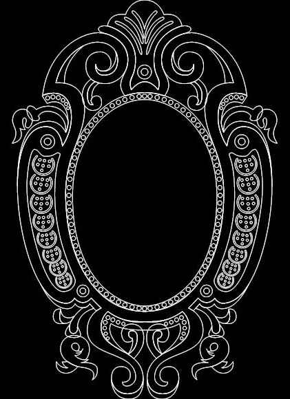 Mirror Frame 0554 Free DXF File Free Vectors