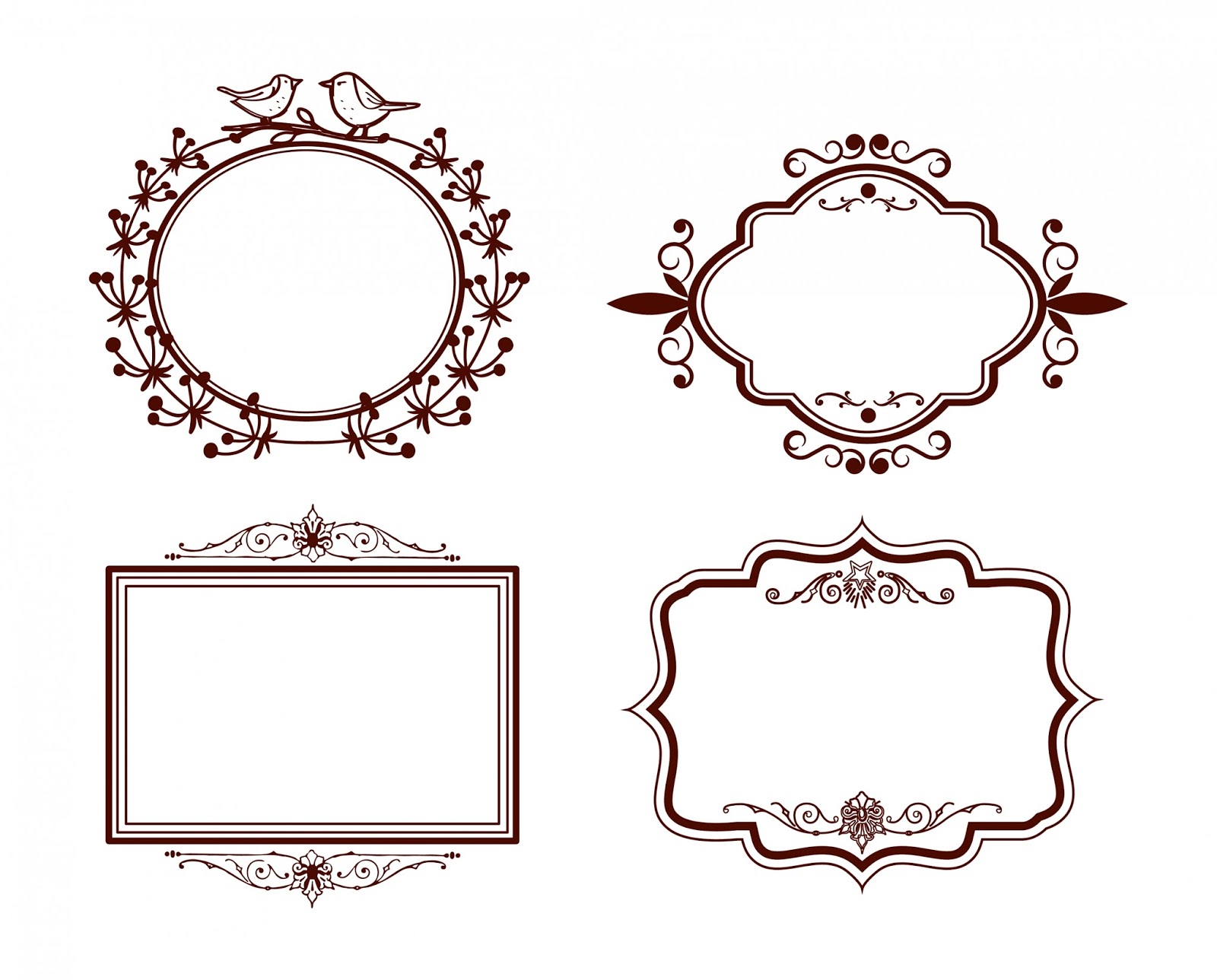 Frames Designs Free DXF File Free Vectors