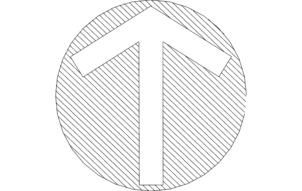 North Arrow  Up Symbol Free DXF File Free Vectors