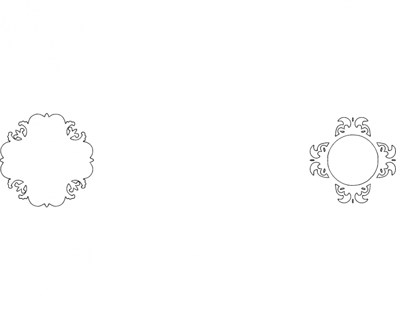 Mirror Frame 03 Free DXF File Free Vectors