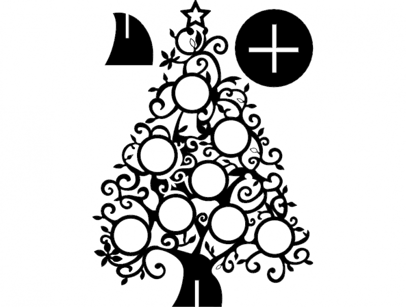 Tree 2 12In Free DXF File Free Vectors
