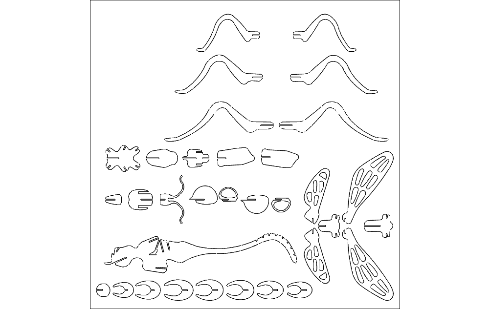 Mud Dauber Wasp R14 2 Free DXF File Free Vectors